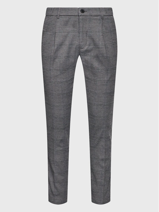 Pierre Cardin Pierre Cardin Текстилни панталони C3 35420/000/1010 Сив Modern Fit