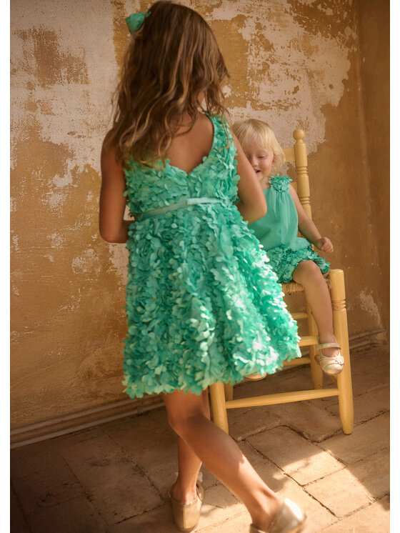 Abel & Lula Abel & Lula Elegantne kleit 5038 Roheline Regular Fit