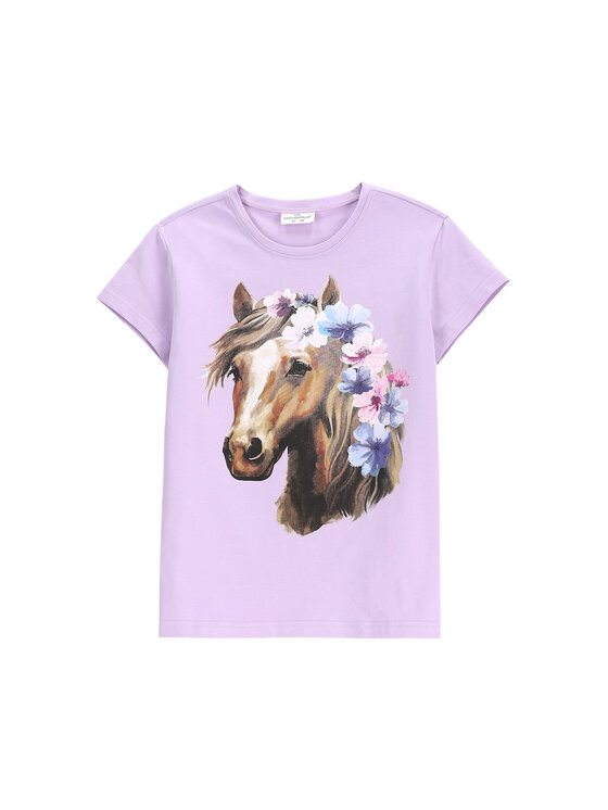 Coccodrillo Coccodrillo Marškinėliai WC5143222VGB Violetinė Regular Fit