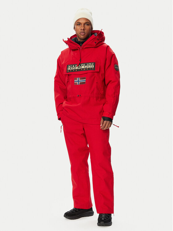 Napapijri Napapijri Anorak Skidoo Next NP0A8B3G Dunkelrot Loose Fit