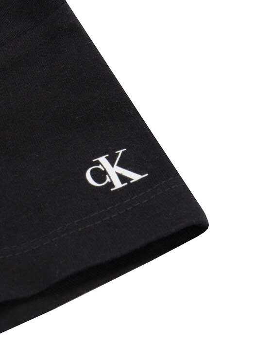 Calvin Klein Jeans Calvin Klein Jeans Marškinėliai Institutional IG0IG00380 Juoda Slim Fit