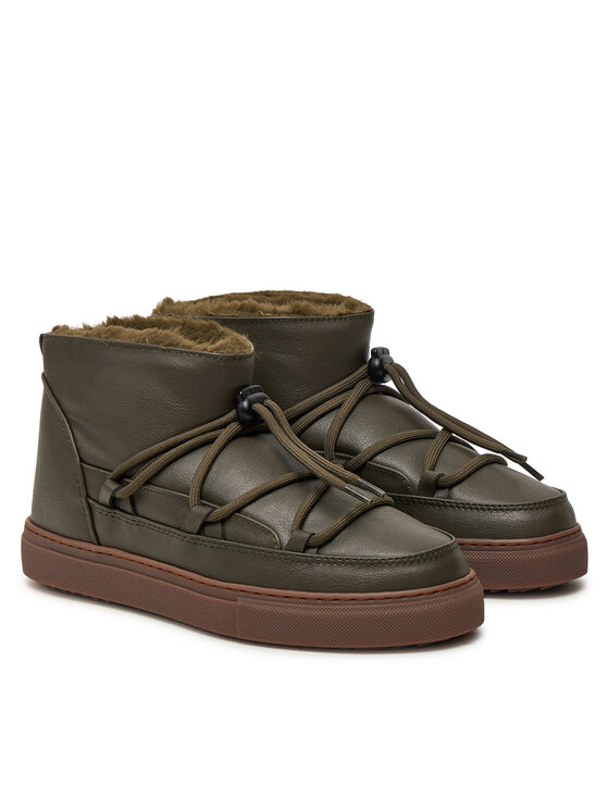 Inuikii Inuikii Čizme za snijeg Grape Low 05600-004 Kaki