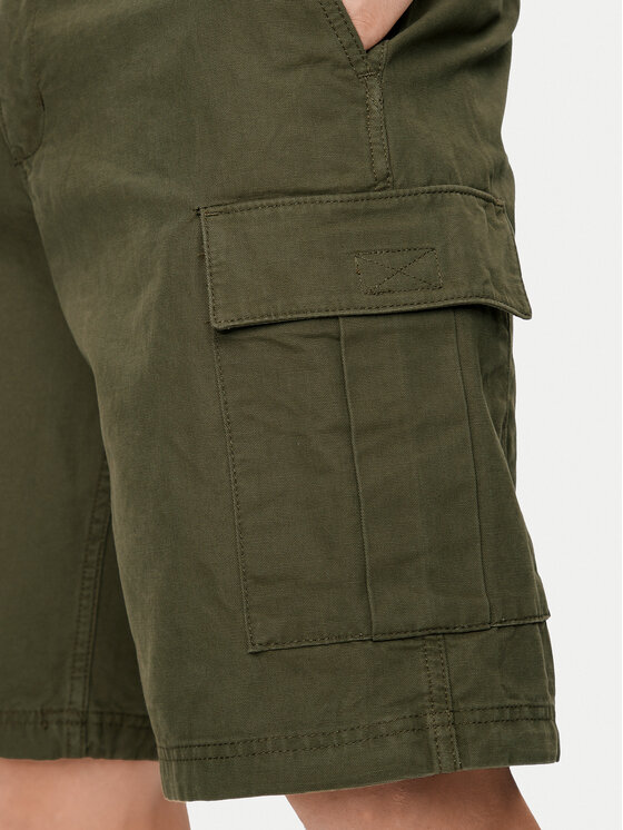 Jack & Jones Jack & Jones Szorty materiałowe Jpstcole 12248685 Khaki Regular Fit