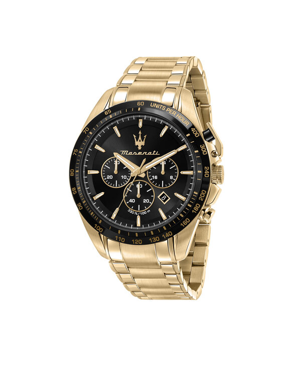 Maserati Maserati Zegarek Traguardo R8873612041 Złoty