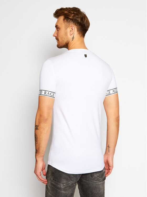 Rage Age Rage Age Tričko Imperial 2 Biela Slim Fit
