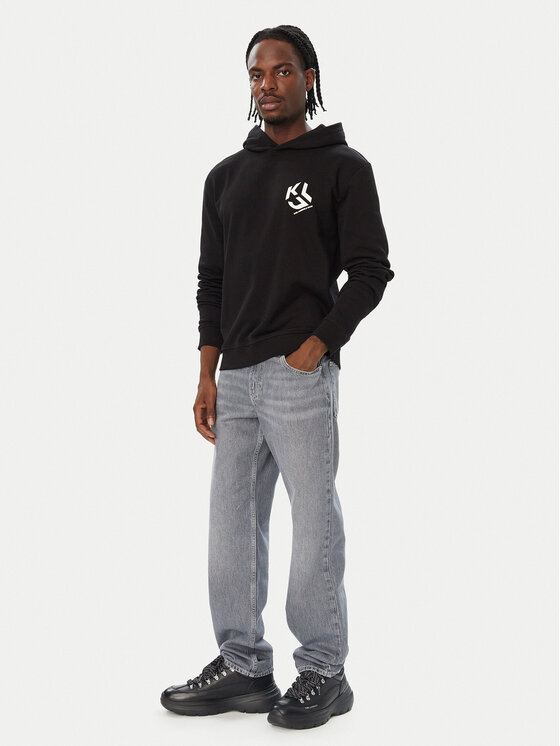 Karl Lagerfeld Jeans Karl Lagerfeld Jeans Джинси B4M10027 Сірий Straight Leg
