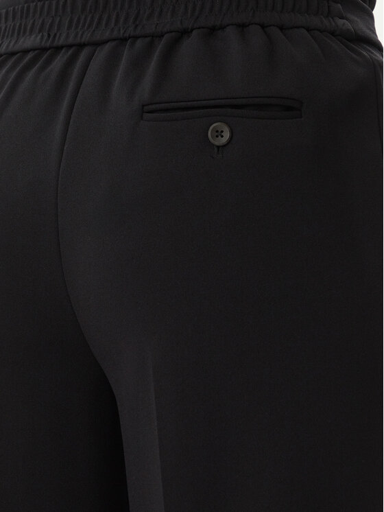 Calvin Klein Calvin Klein Hlače LV044F648G Crna Wide Leg