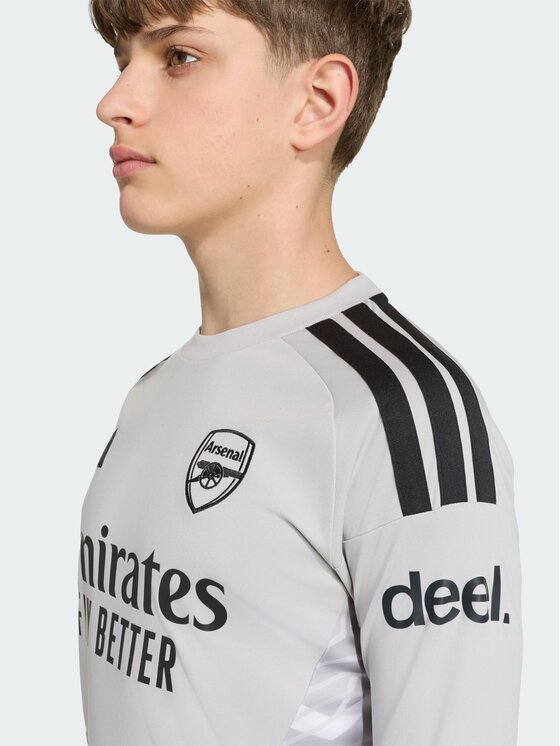 adidas adidas Koszulka techniczna Arsenal FC 26/27 Goalkeeper Kids Jersey Szary Regular Fit