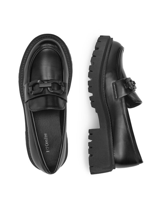 DeeZee DeeZee Chunky loafers BBT-22663-10 Nero