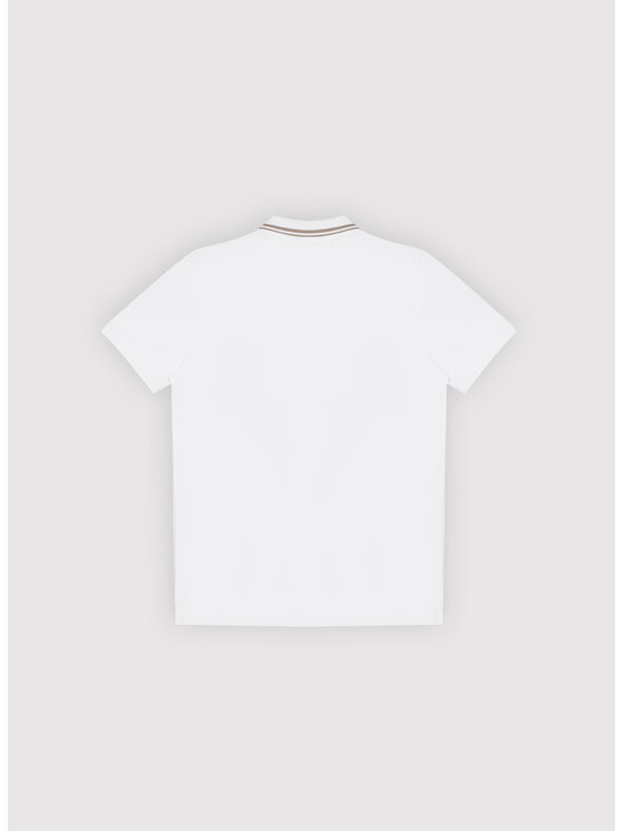 Pako Lorente Pako Lorente Polo P26WF-TX-004 Biały Regular Fit