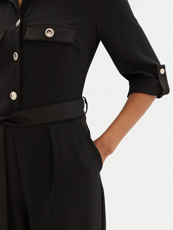 Rinascimento Rinascimento Salopetă CFC0122472003 Negru Regular Fit