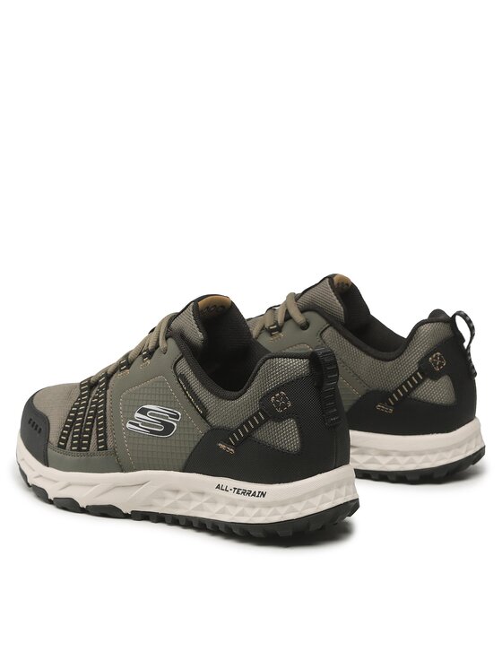 Skechers Skechers Κλειστά παπούτσια Escape Plan 51591/OLBK Χακί