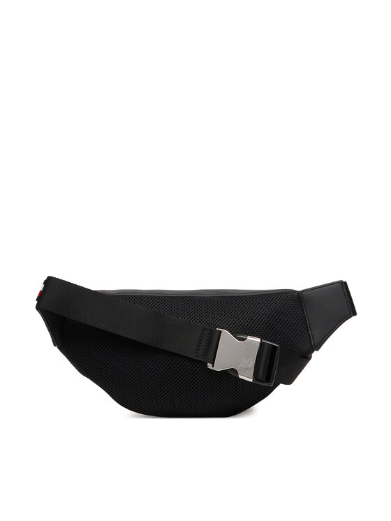 Tommy Hilfiger Tommy Hilfiger Чанта за кръст Th Woven Bum Bag AM0AM13634 Черен