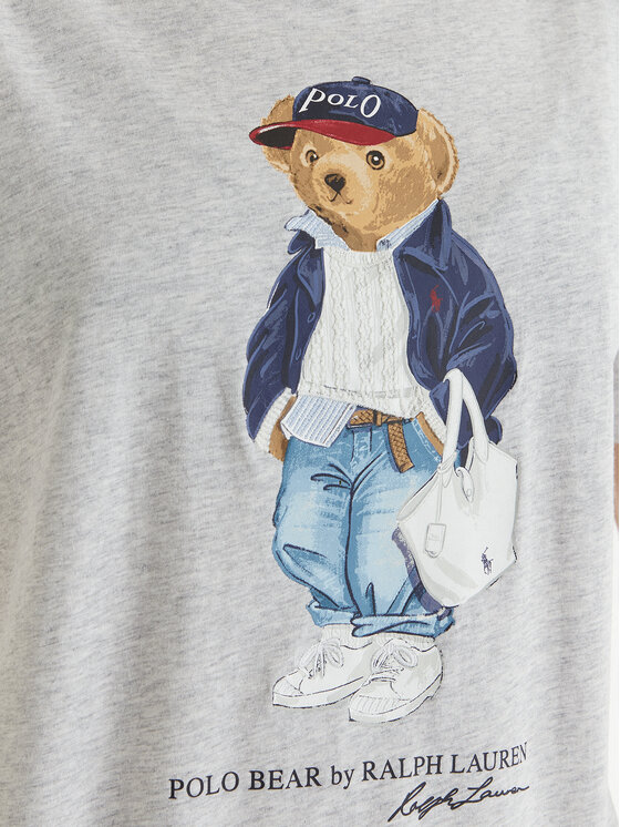 Polo Ralph Lauren Polo Ralph Lauren T-shirt 211A96261001 Grigio Slim Fit