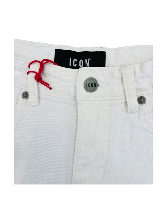Icon Icon Pantaloncini igds00580 Bianco Regular Fit