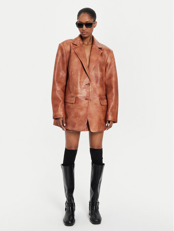 Gestuz Gestuz Bleizers Lucina 10909245 Brūns Oversize