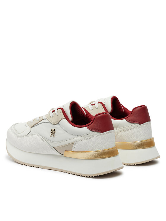 Tommy Hilfiger Tommy Hilfiger Laisvalaikio batai Chic Chunky Runner FW0FW08203 Écru
