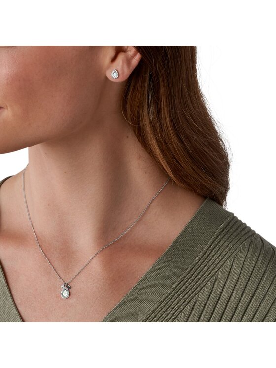 Fossil Fossil Náhrdelník JF03765040 Strieborná
