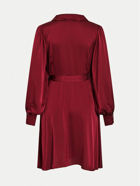 Vila Vila Kokteiļkleita Enna 14084510 Bordo Regular Fit