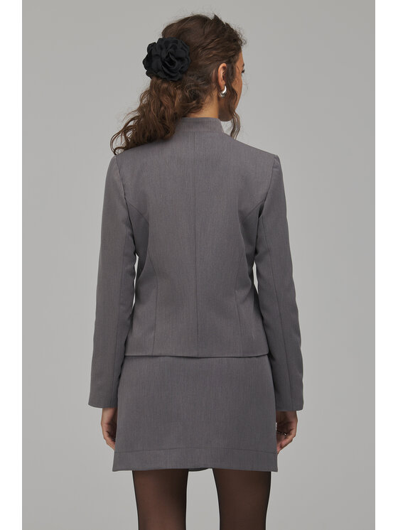 NIFE NIFE Marynarka Z102 Szary Regular Fit