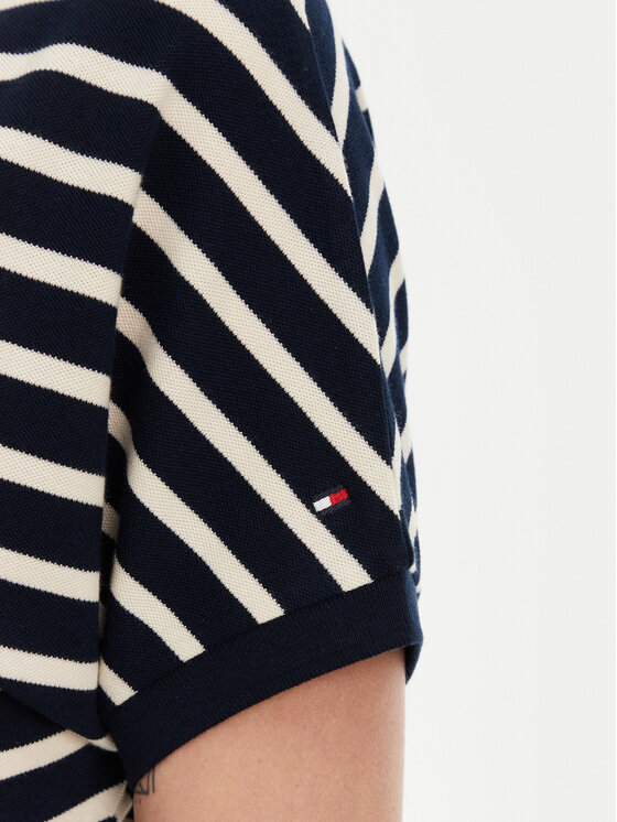Tommy Hilfiger Tommy Hilfiger Každodenní šaty WW0WW44513 Tmavomodrá Regular Fit