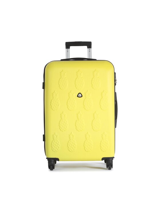 Valigia rigida media T5538-4 Giallo