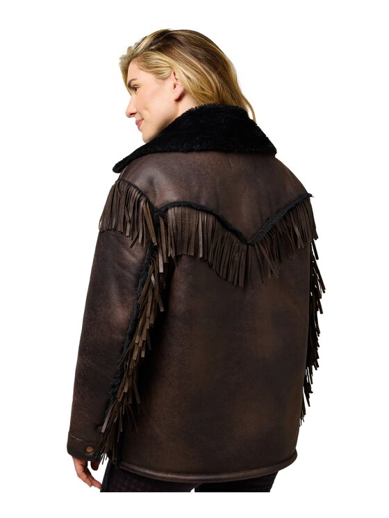 Wrangler Wrangler Kurtka przejściowa 112371696 Brązowy Regular Fit