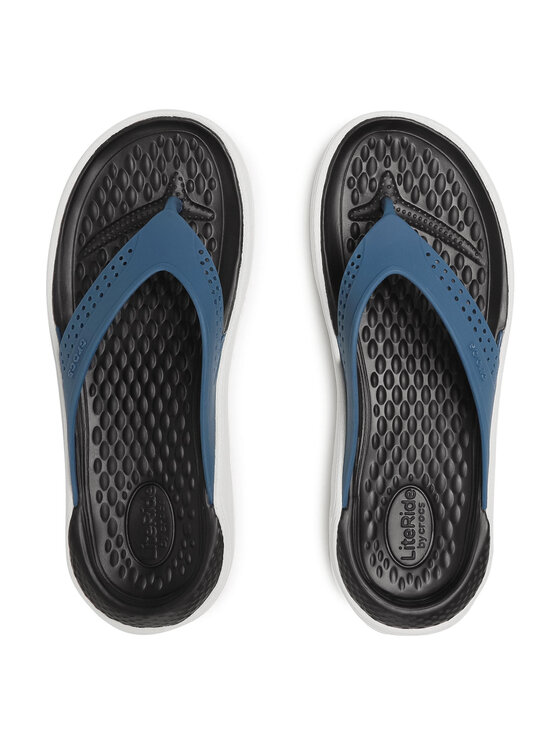 Crocs Zehentrenner Literide Flip 205182 Dunkelblau Modivo