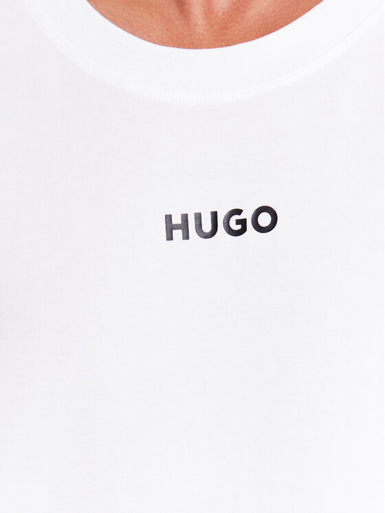 HUGO Hugo T-särk 50493057 Valge Relaxed Fit