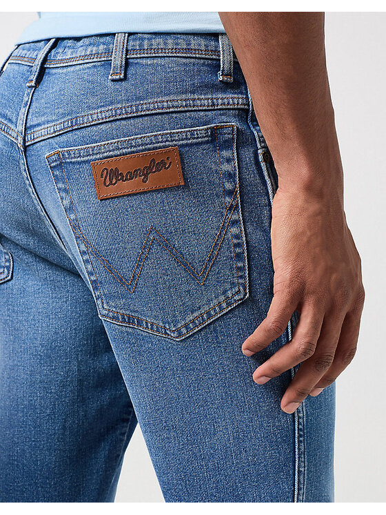 Wrangler Wrangler Jeansy TEXAS SLIM Niebieski Slim Fit