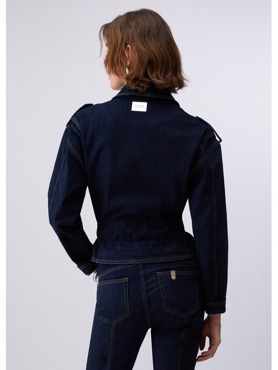 Liu Jo Liu Jo Kurtka jeansowa UA6095D492577000 Błękitny Regular Fit