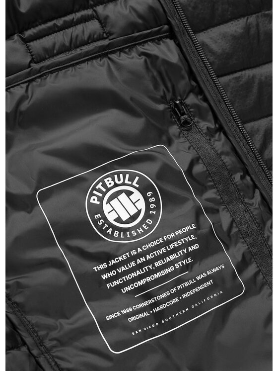PITBULL PITBULL Kamizelka HOFER Czarny Regular Fit