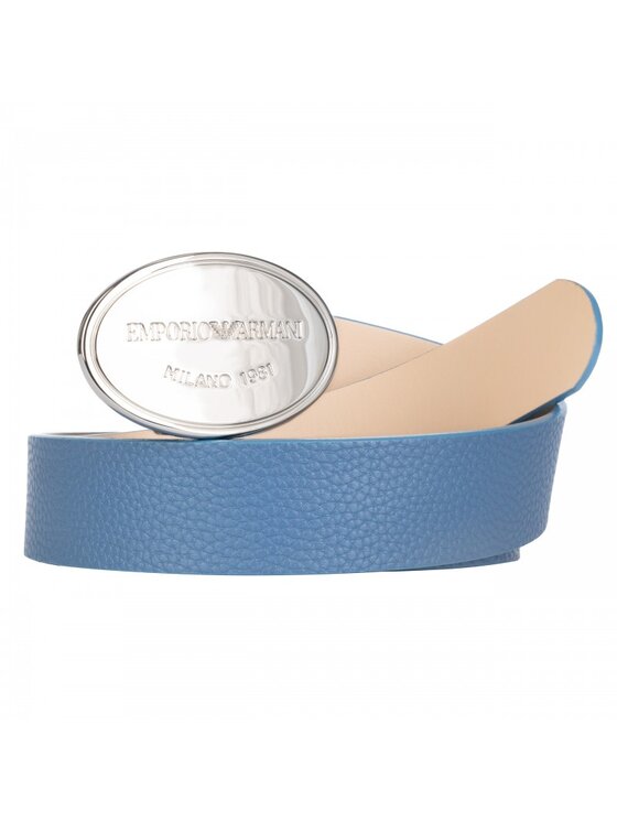 Emporio Armani Emporio Armani Pasek Damski Y3I276 YFW9E OCEAN Niebieski