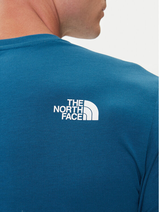 The North Face The North Face T-Shirt Easy NF0A8A6C Modrá Regular Fit