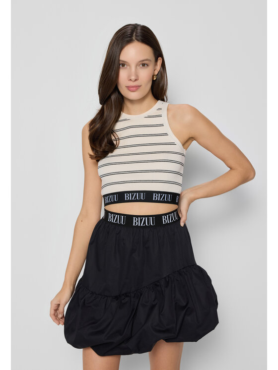 BIZUU BIZUU Mini sukně LILIBET Černá Standard Fit