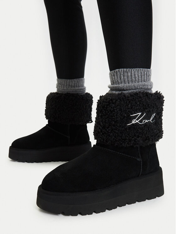 KARL LAGERFELD KARL LAGERFELD Апрески KL48653 Черен