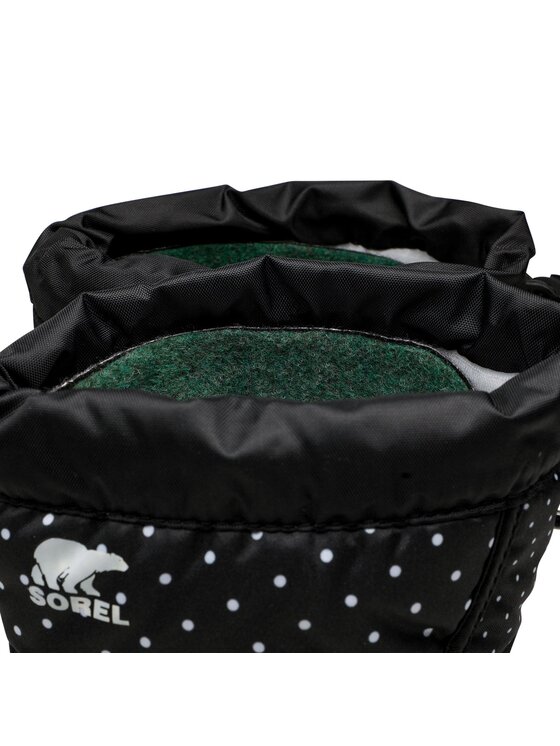 Sorel Sorel Μπότες Χιονιού Youth Flurry Print NY3503-010 Μαύρο