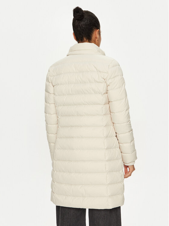 Tommy Jeans Tommy Jeans Wintermantel Essential DW0DW18864 Écru Slim Fit