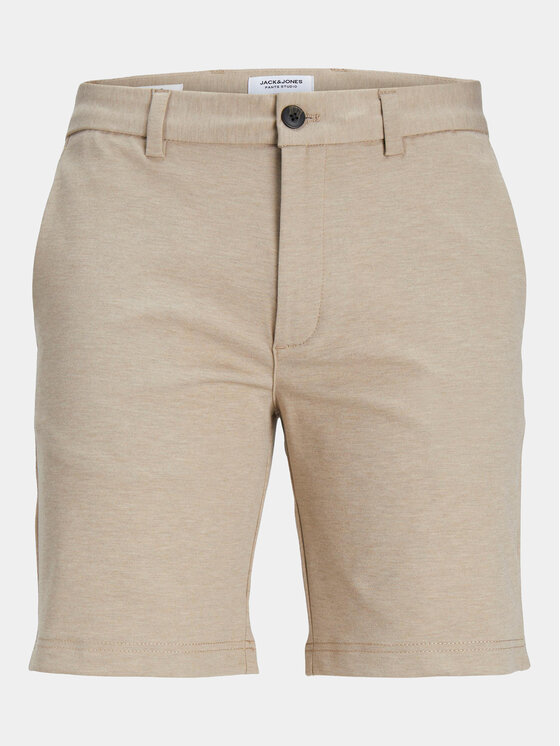 Jack & Jones Jack & Jones Bavlnené šortky Jpstmarco 12249321 Béžová Slim Fit