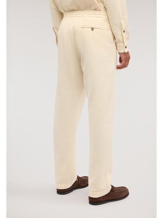 Trussardi Trussardi Spodnie materiałowe P740M000210N025 Biały Regular Fit
