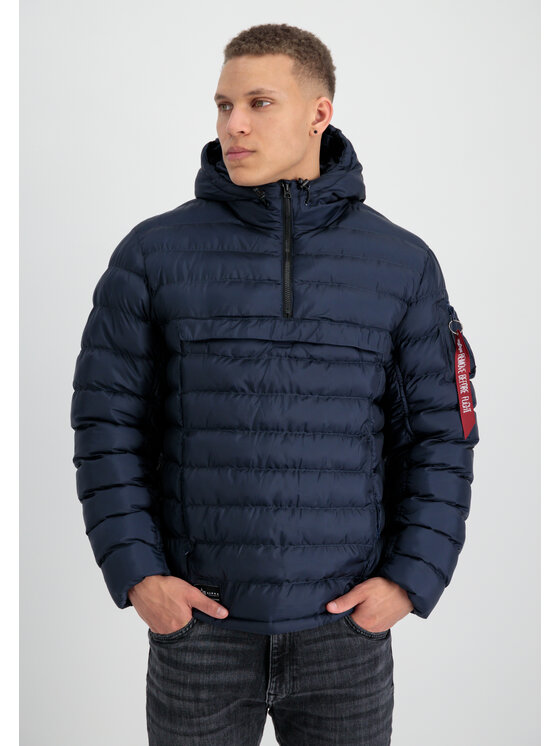Alpha Industries Kurtka anorak Puffer Anorak Granatowy Regular Fit