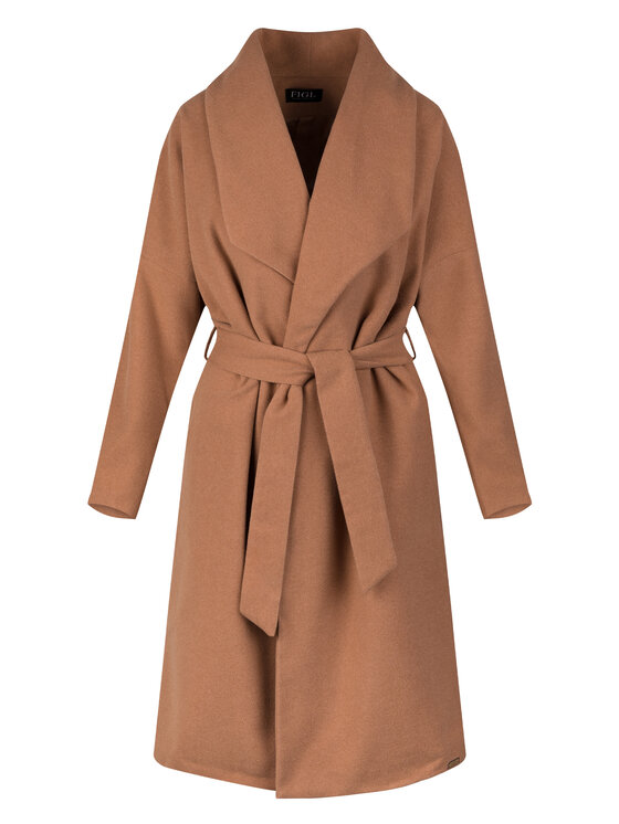 FIGL FIGLFIGL Cappotto M713 Beige Regular Fit