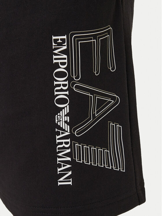 EA7 Emporio Armani EA7 Emporio Armani Sportovní kraťasy 7M001315 AF13512 Černá Regular Fit