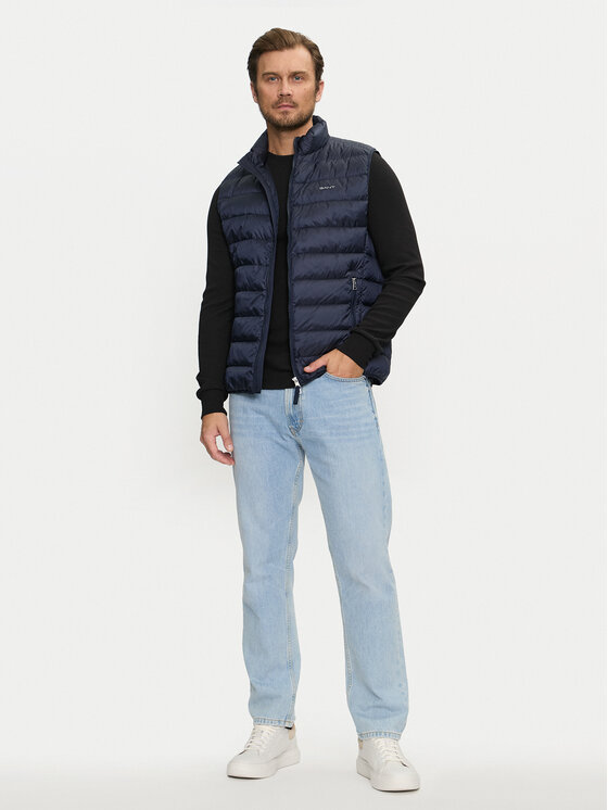 Gant Gant Prsluk 7006299 Tamnoplava Regular Fit