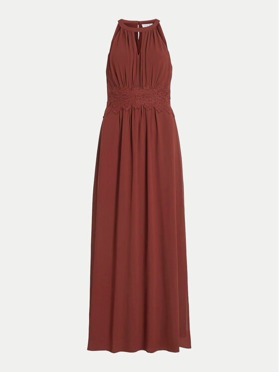 Vila Vila Abendkleid Milina 14052647 Braun Regular Fit