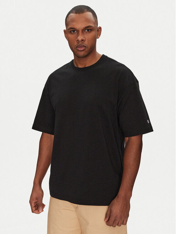 Champion Tričko 220714 Čierna Standard Fit