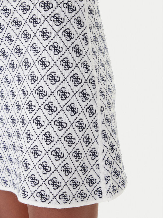 Guess Guess Bleistiftrock W5BD81 Z3JD2 Écru Slim Fit