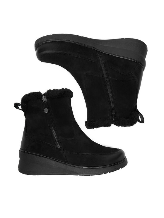 Go Soft Go Soft Botine CEO-WI23-NUREN-01 Negru