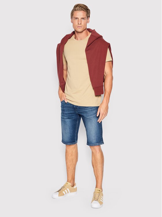 Wrangler Wrangler Szorty jeansowe Colton W15VYL31Q 112145846 Niebieski Regular Fit