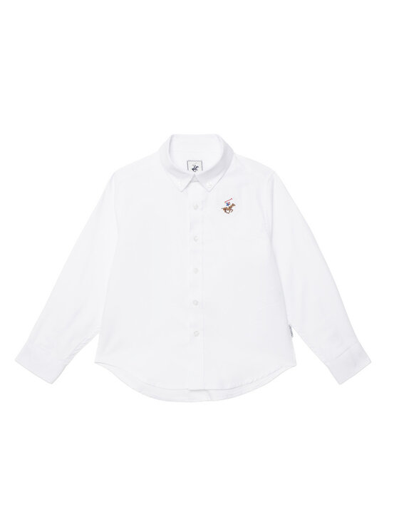 Beverly Hills Polo Club Beverly Hills Polo Club Риза P-SS26B-SH0152 Бял Regular Fit